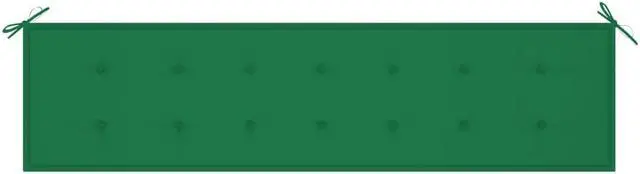 Alt view image 3 of 12 - vidaXL Bench Cushion Water Repellent Garden Seat Cushion Green Oxford Fabric
