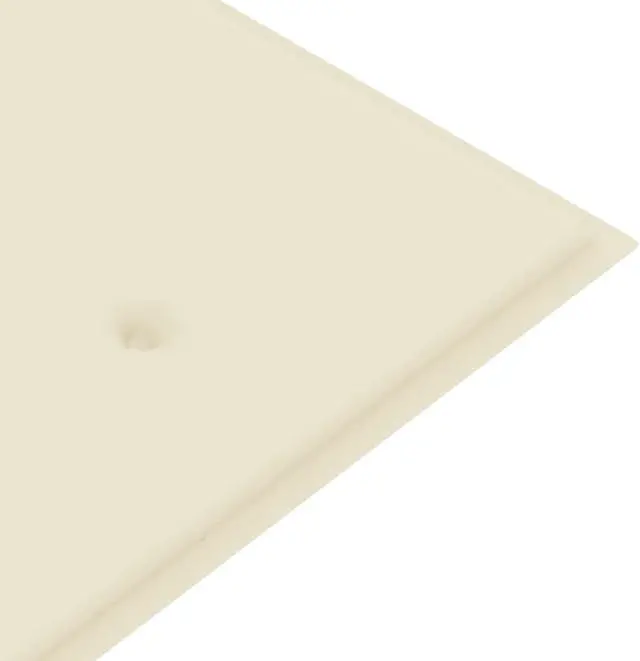 Alt view image 9 of 19 - vidaXL Garden Bench Cushion Cream 200x50x4 cm Oxford Fabric