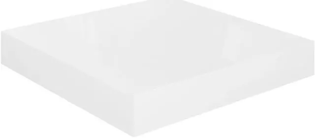 Alt view image 8 of 15 - vidaXL Wall Shelves Floating Shelves Display Shelves 2 Pcs High Gloss White