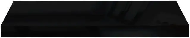 Alt view image 9 of 9 - vidaXL Wall Shelf Floating Shelf Display Shelf Wall Mounted High Gloss Black