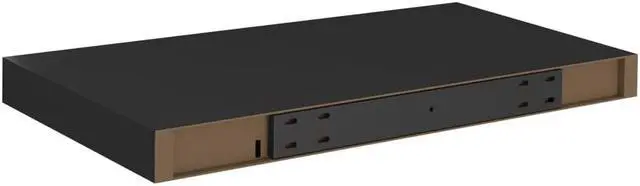 Alt view image 6 of 9 - vidaXL Wall Shelf Floating Shelf Display Shelf for Book Wall Mounted Black