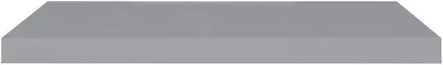 Alt view image 4 of 11 - vidaXL Floating Wall Shelf Gray 31.5"x9.3"x1.5" MDF
