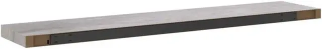 Alt view image 6 of 19 - vidaXL Floating Wall Shelf Concrete Gray MDF Hanging Storage Display Organizer