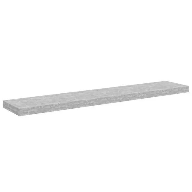 Alt view image 18 of 19 - vidaXL Floating Wall Shelf Concrete Gray MDF Hanging Storage Display Organizer