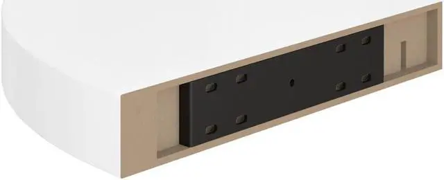 Alt view image 6 of 17 - vidaXL Wall Corner Shelf Floating Corner Shelf Display Shelf High Gloss White