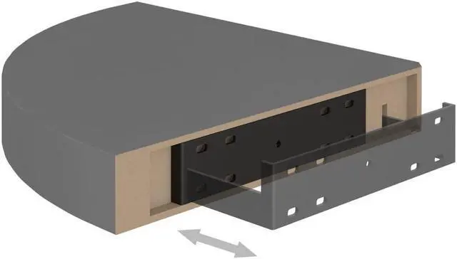 Alt view image 10 of 10 - vidaXL Floating Corner Shelf High Gloss Gray 9.8"x9.8"x1.5" MDF