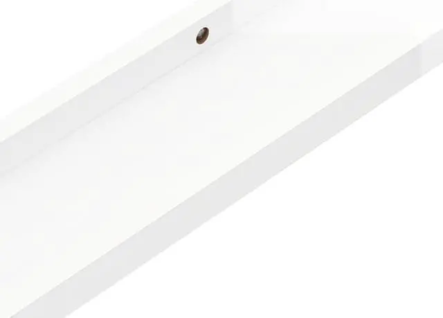Alt view image 7 of 17 - vidaXL Wall Shelves Floating Display Shelves 4 Pcs High Gloss White 31.5"