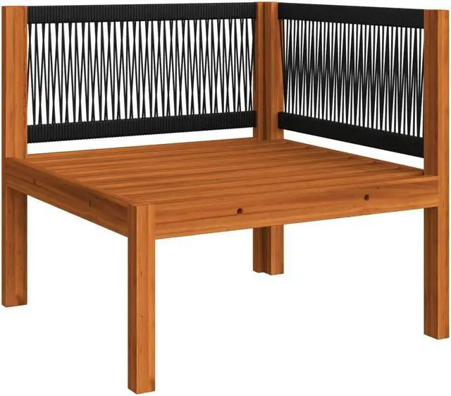 Alt view image 4 of 7 - vidaXL 6 Piece Garden Lounge Set with Cushions Cream 24.8" x 24.8"