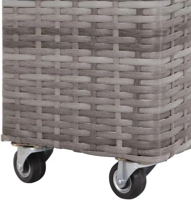 Alt view image 3 of 7 - vidaXL Gabion Basket Outdoor Garden Gabion Cage Fence Silver Galvanized Iron