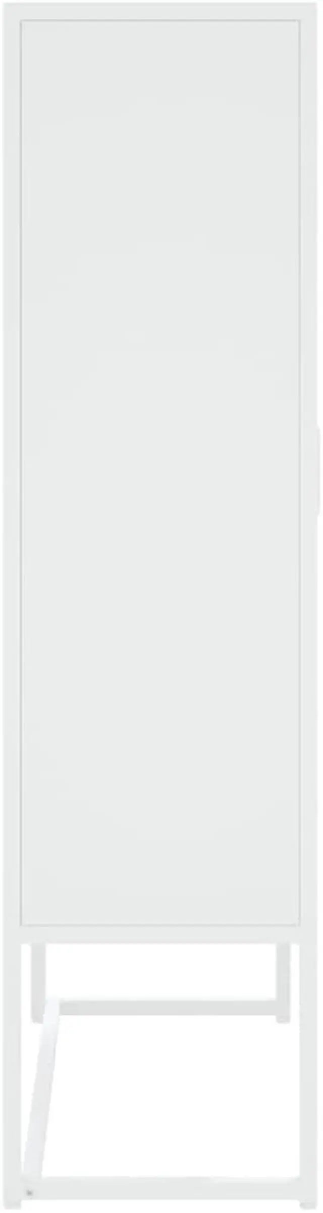 Alt view image 6 of 17 - vidaXL Highboard Side Cabinet Storage File Cabinet for Entryway White Steel