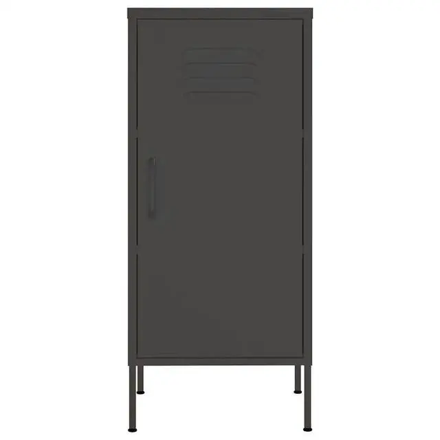 Alt view image 9 of 13 - vidaXL Storage Cabinet Anthracite 16.7"x13.8"x40" Steel