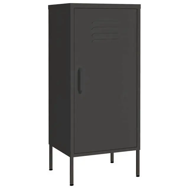 Alt view image 8 of 13 - vidaXL Storage Cabinet Anthracite 16.7"x13.8"x40" Steel