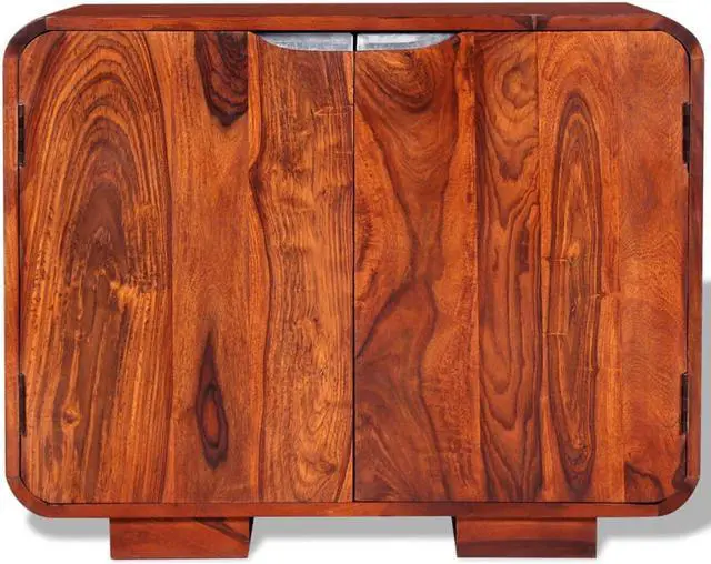 Alt view image 5 of 16 - vidaXL Solid Sheesham Wood Sideboard Home Hallway Low Board Side High Cabinet