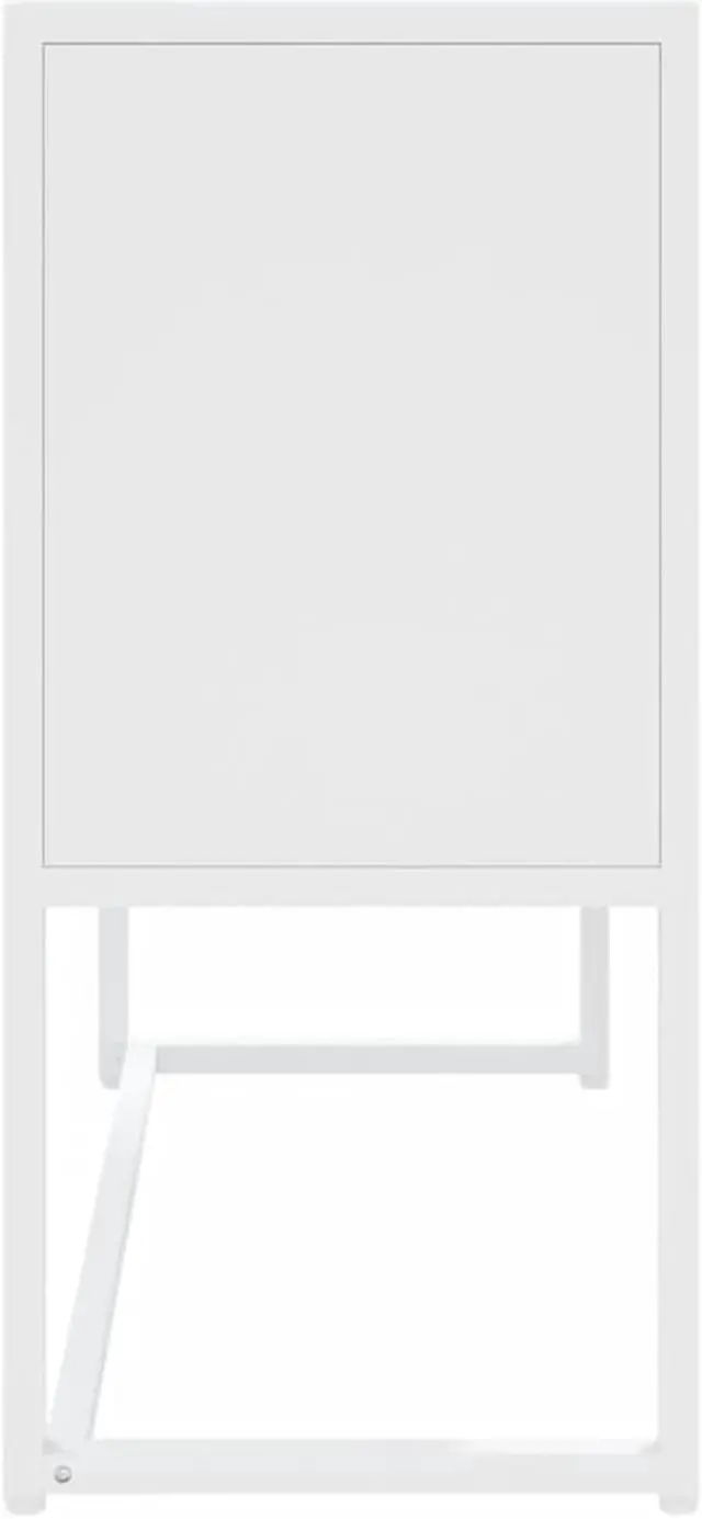Alt view image 6 of 18 - vidaXL Sideboard White 29.5" Steel Home Storage Cabinet Side Table Furniture