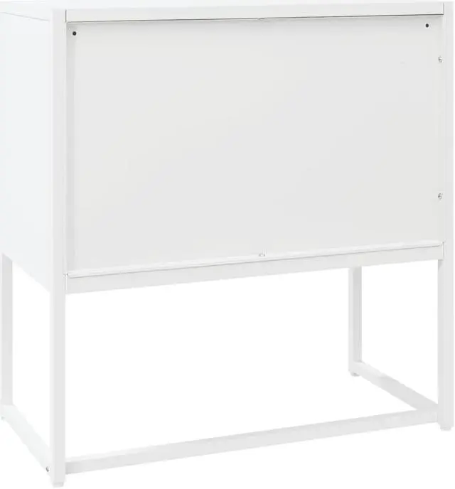 Alt view image 7 of 18 - vidaXL Sideboard White 29.5" Steel Home Storage Cabinet Side Table Furniture
