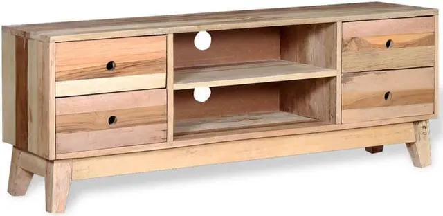 Alt view image 8 of 15 - vidaXL TV Cabinet Solid Reclaimed Wood