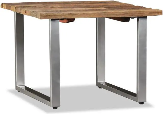 Alt view image 11 of 15 - vidaXL Coffee Table Sofa End Table Accent Side Table Solid Wood Reclaimed