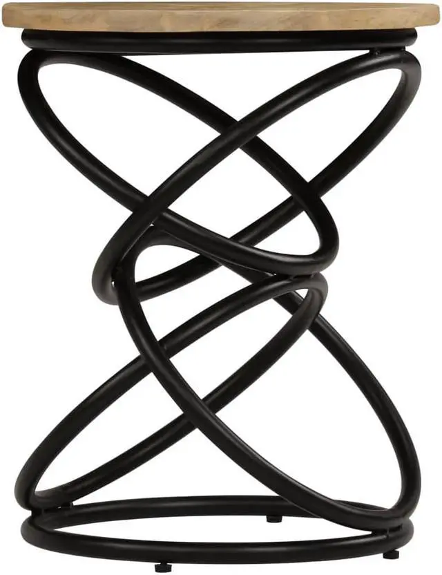 Alt view image 10 of 11 - vidaXL Solid Mango Wood End Table Handmade Coffee Desk Lowboard Couch Stand