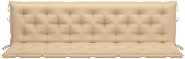 Alt view image 16 of 20 - vidaXL Cushion for Swing Chair Beige 78.7" Fabric Garden Seating Throw Pillow