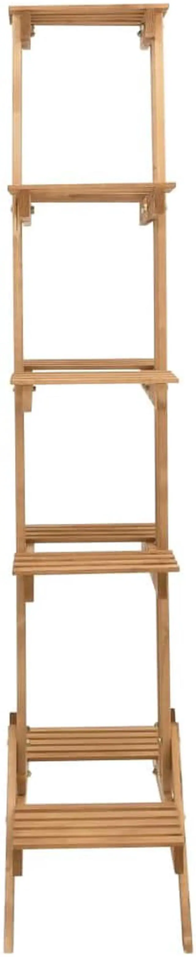 Alt view image 9 of 11 - vidaXL 5-Tier Plant Rack Stand Shelves Flower Pot Stand for Indoor and Outdoor