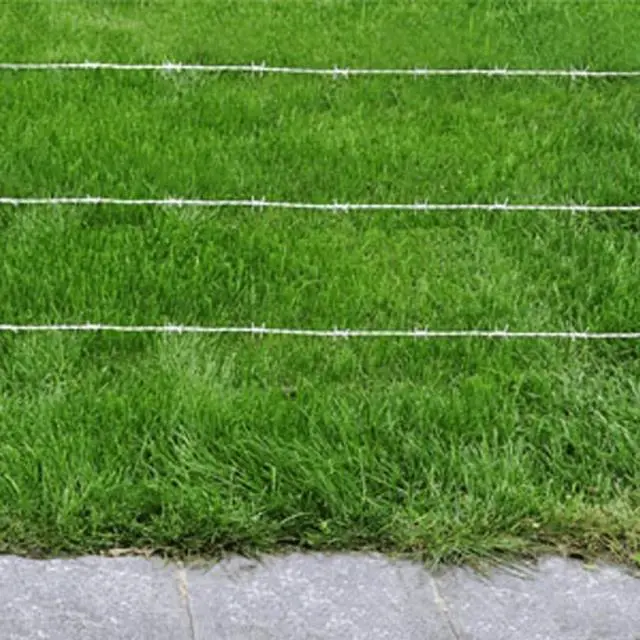 Alt view image 8 of 8 - vidaXL Roll Barbed Wire 4 Point Garden Coverage Fencing Arts Crafts Accessory