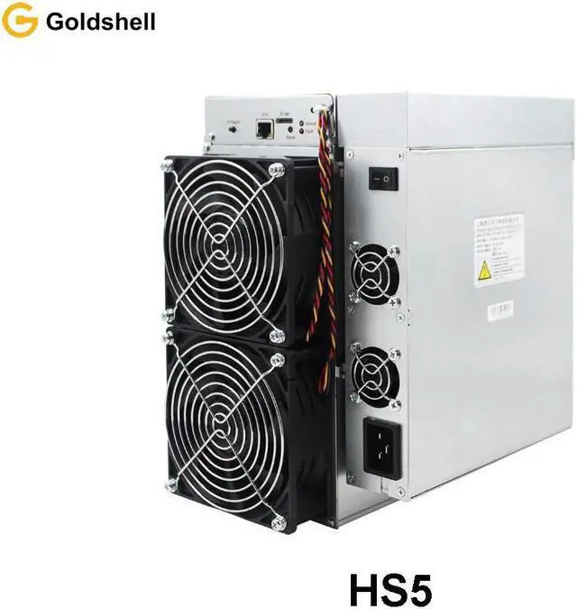 Main image of Goldshell HS5, 2700G Hashrate per Second HNS Miner with PSU and Compatible with SC, 5400GH/s. Silence and Small Mining Machine.