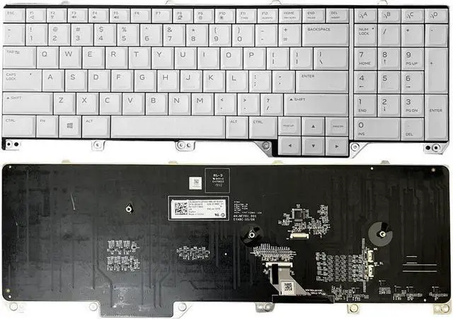 Main image of Laptop US Keyboard With RGB Backlit Replacement for DELL Alienware 17 R5 51M 062W10 62W10 RGB PK132F11B00 NSK-EYBBC