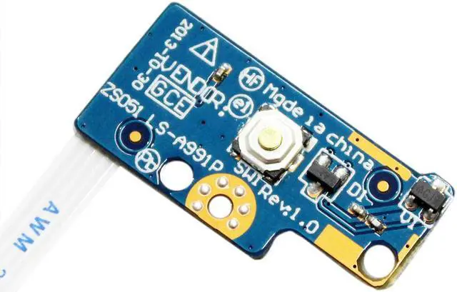 Alt view image 3 of 3 - Power Button Switch Board For HP 15-g088ca 15-g090nr 15-g099nr 15z-g000 CTO