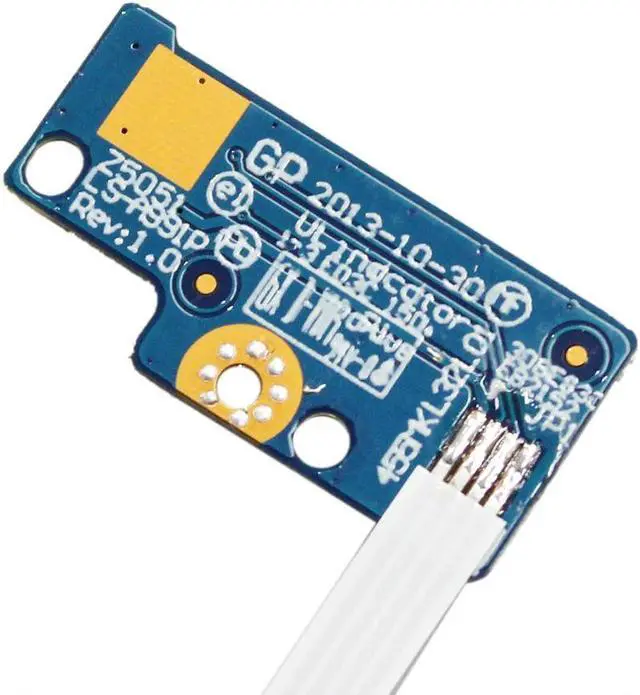 Alt view image 2 of 3 - Power Button Switch on off Board with Cable For HP 250 255 G3 Laptop LS-A991
