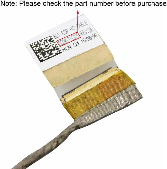 Alt view image 4 of 6 - LCD LED SCREEN DISPLAY CABLE for Toshiba SATELLITE C55-C5270 C55-C5379 C55-C5380