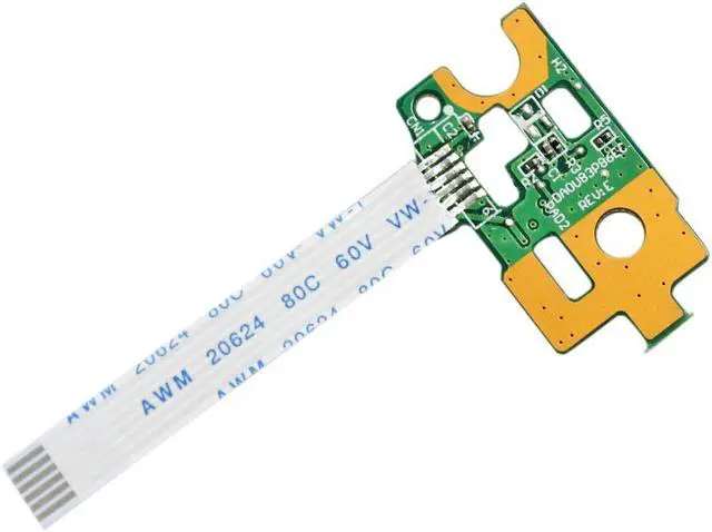 Alt view image 5 of 5 - Power Button Board with Cable For HP 15-f009wm 15-f010dx 15-f010wm 15-f011nr