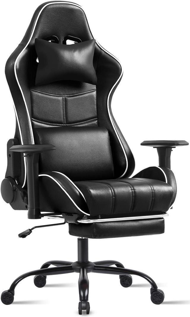 450lbs Massage Gaming Chair PC Office Chair with Massage Lumbar