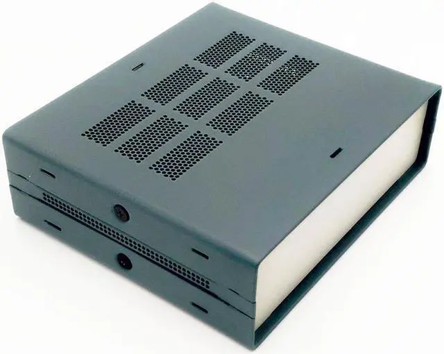 Main image of DIY Electronic Enclosure 1.5U 65 x 178 x 203 mm. Full Aluminum SLATE GREY