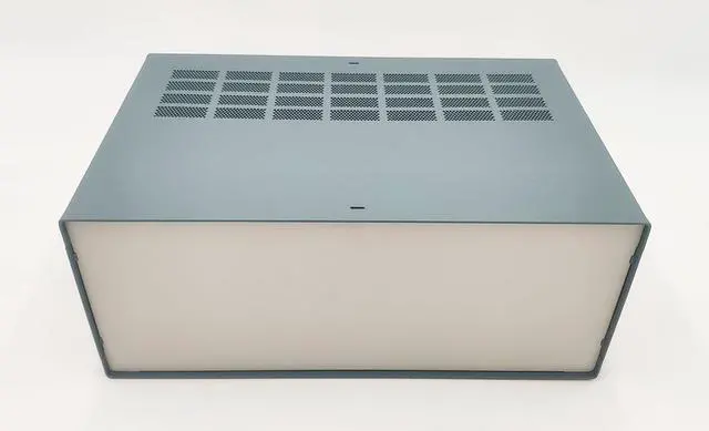 Alt view image 2 of 6 - DIY Electronic Enclosure 4U 175 x 279 x 432 mm. Full Aluminum SLATE GREY