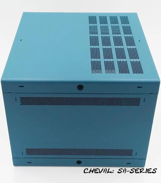 Alt view image 3 of 7 - DIY Electronic Enclosure 5U 219 x 279 x 305 mm. Full Aluminum BLUE
