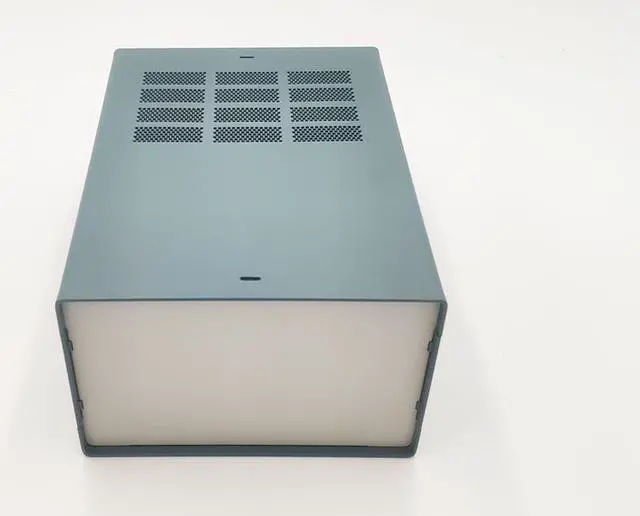 Alt view image 2 of 7 - DIY Electronic Enclosure 3U 131 x 279 x 203 mm. Full Aluminum SLATE GREY