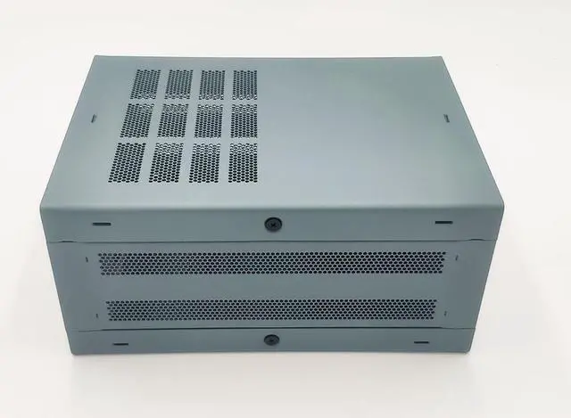 Alt view image 3 of 7 - DIY Electronic Enclosure 3U 131 x 279 x 203 mm. Full Aluminum SLATE GREY