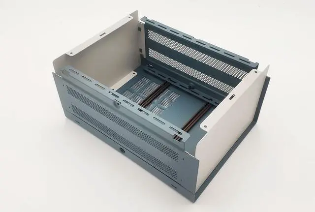Alt view image 4 of 7 - DIY Electronic Enclosure 3U 131 x 279 x 203 mm. Full Aluminum SLATE GREY