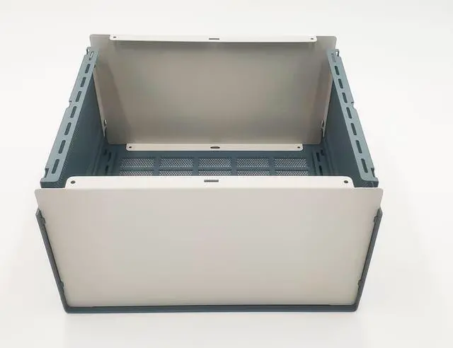 Alt view image 5 of 7 - DIY Electronic Enclosure 4U 175 x 279 x 305 mm. Full Aluminum SLATE GREY