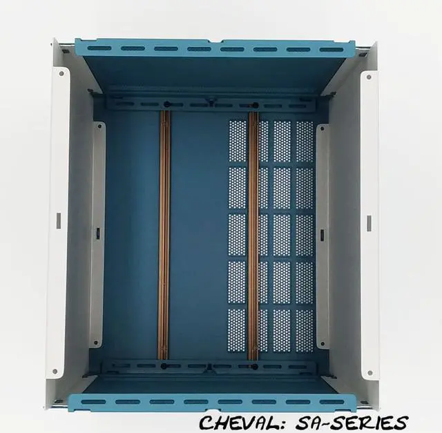 Alt view image 7 of 7 - DIY Electronic Enclosure 5U 219 x 279 x 305 mm. Full Aluminum BLUE