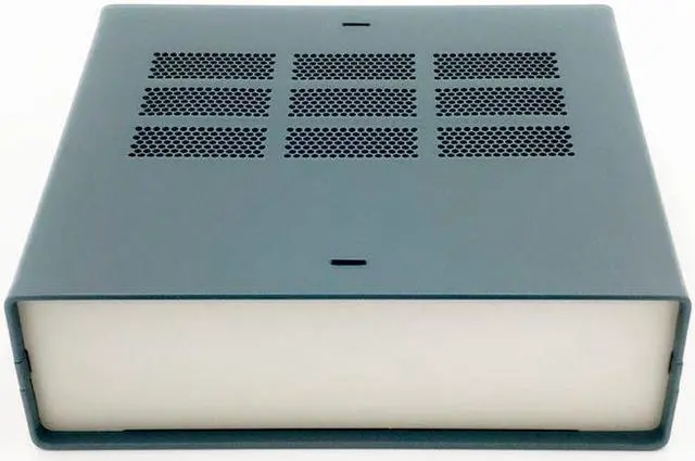 Alt view image 2 of 7 - DIY Electronic Enclosure 1.5U 65 x 178 x 203 mm. Full Aluminum SLATE GREY
