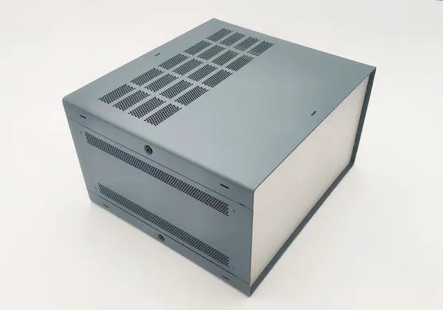 Main image of DIY Electronic Enclosure 4U 175 x 279 x 305 mm. Full Aluminum SLATE GREY