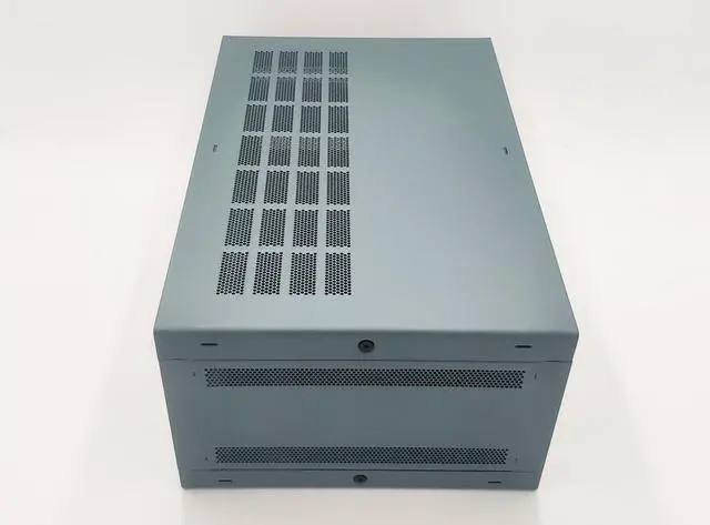 Alt view image 3 of 6 - DIY Electronic Enclosure 4U 175 x 279 x 432 mm. Full Aluminum SLATE GREY