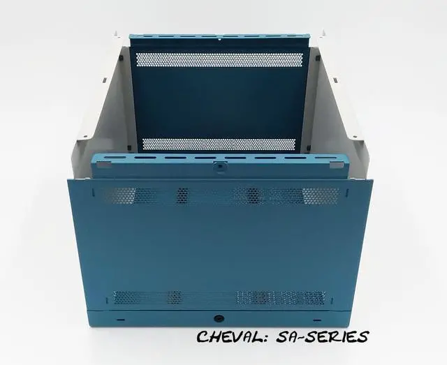 Alt view image 6 of 7 - DIY Electronic Enclosure 5U 219 x 279 x 305 mm. Full Aluminum BLUE