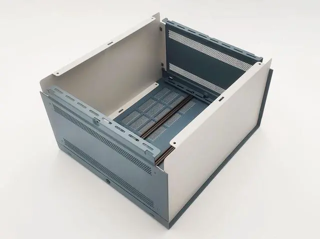 Alt view image 4 of 7 - DIY Electronic Enclosure 4U 175 x 279 x 305 mm. Full Aluminum SLATE GREY