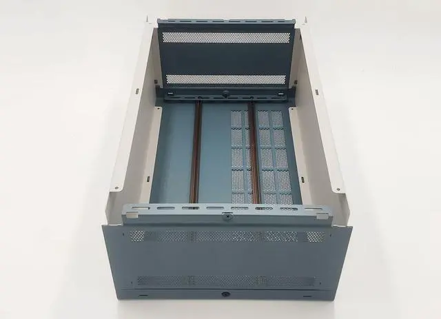 Alt view image 5 of 6 - DIY Electronic Enclosure 4U 175 x 279 x 432 mm. Full Aluminum SLATE GREY