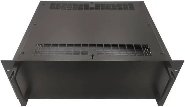 Alt view image 3 of 7 - 19" 4U-D2 Rack Mount cabinet Steel/Aluminum enclosure with mounting bar DIY