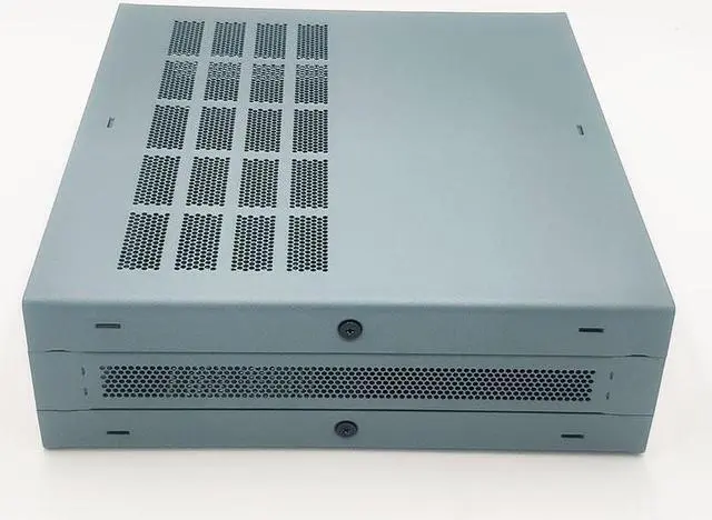 Alt view image 3 of 7 - DIY Electronic Enclosure 2U 87 x 279 x 305 mm. Full Aluminum SLATE GREY