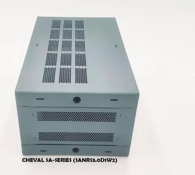 Alt view image 3 of 7 - DIY Electronic Enclosure 3U 131 x 178 x 305 mm. Full Aluminum SLATE GREY