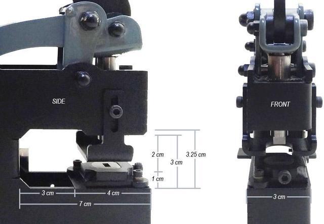 Alt view image 5 of 7 - Mini mighty hand punch press with 2 punch tips 1,500 kgf. ship world wide.